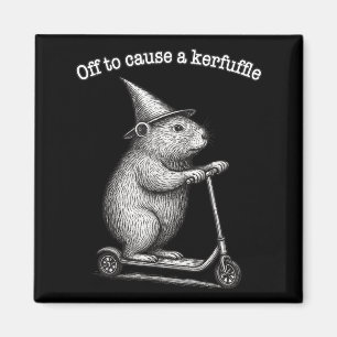 Imán A Causar Un Alboroto Scooter Groundhog