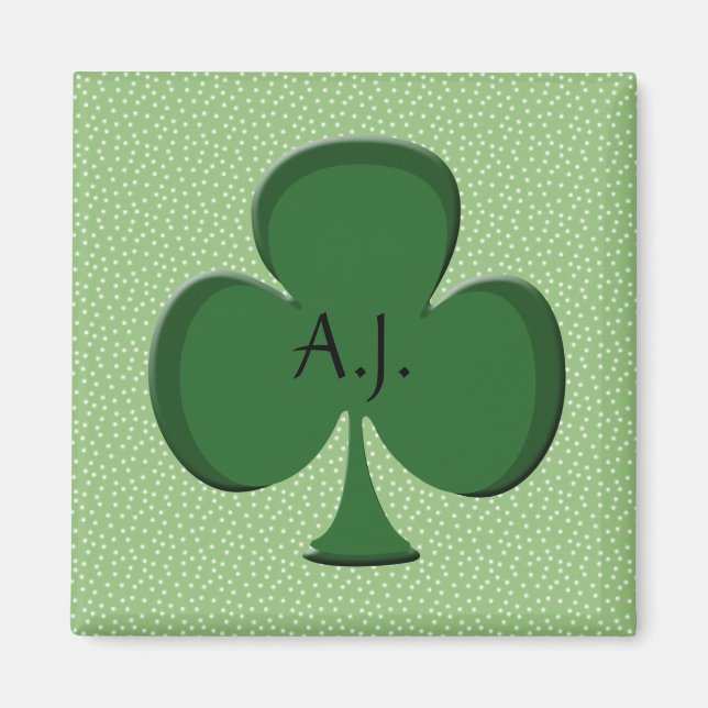 Imán A.J. Shamrock My Name Magnet (Frente)