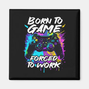 Imán A Juego Forzado A Trabajar - Coloridos Juegos De G