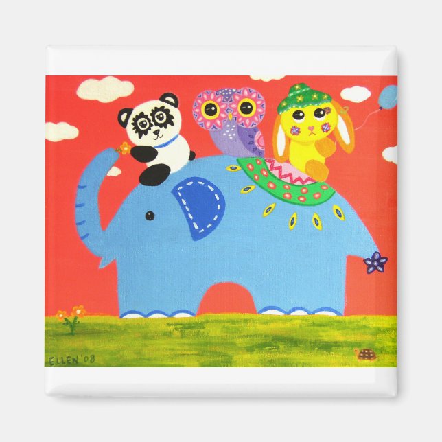 Imán A la espalda de un gigante (Frente)