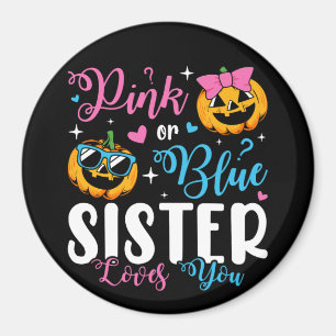 Imán A La Hermana Rosa O Azul Le Encanta Calabaza Círcu