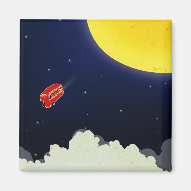 Imán A la luna (Frente)
