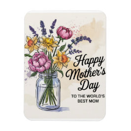 Imán A la mejor mamá del mundo