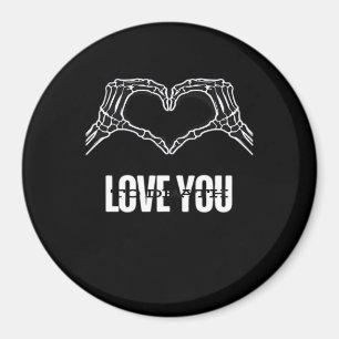 Imán A la muerte - Skeleton Heart Hands Classic