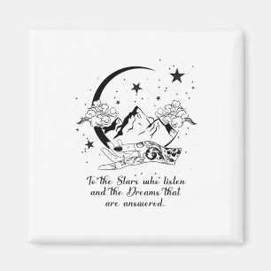 Imán A las estrellas que escuchan y a los sueños que so