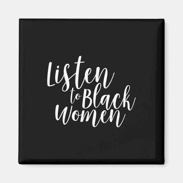 Imán A las mujeres negras feministas interseccionales d (Frente)