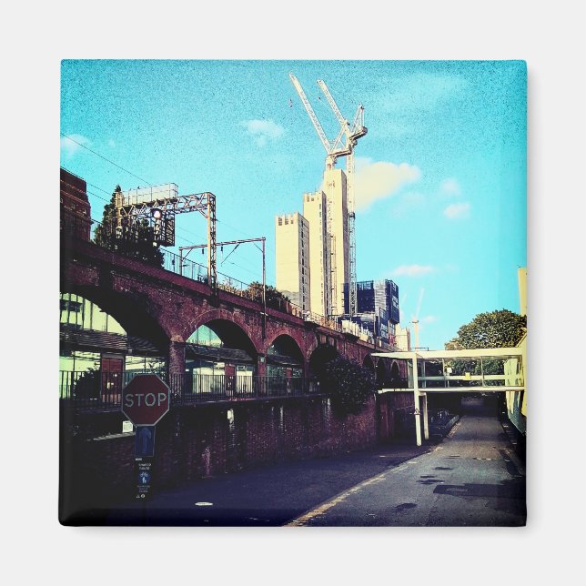 Imán A lo largo de la pista (Frente)