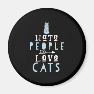 Imán A Los Gatos Me Encantan Los Gatos Y La Gente