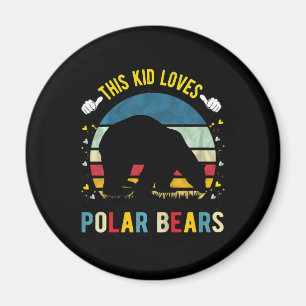 Imán A Los Niños Les Encantan Los Osos Polares A Los Ni