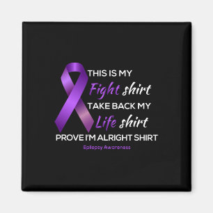 Imán A Medida Que Tees Epilepsy Awareness Esta Es Mi Vi