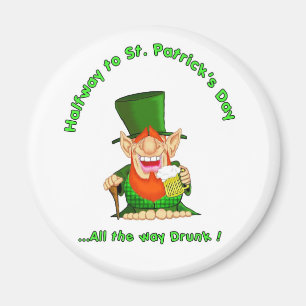 Imán A medio camino al día de St Patrick