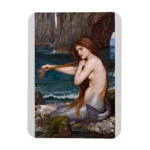 Imán A mermaid by John William Waterhouse Fine art