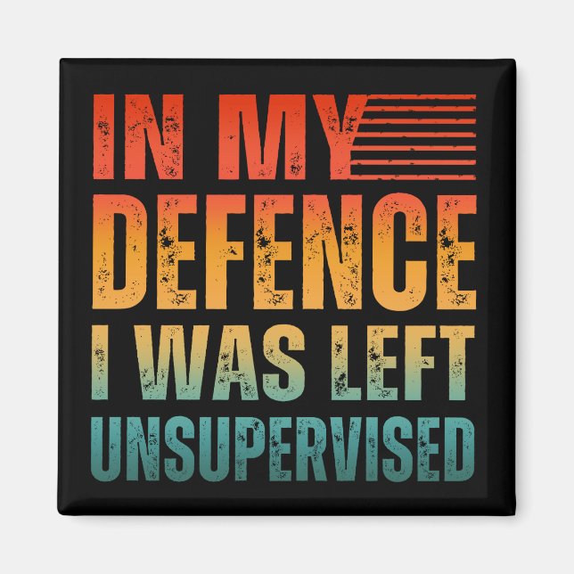 IMÁN A MI DEFENSA ME DEJARON SIN SUPERVISIÓN (Frente)