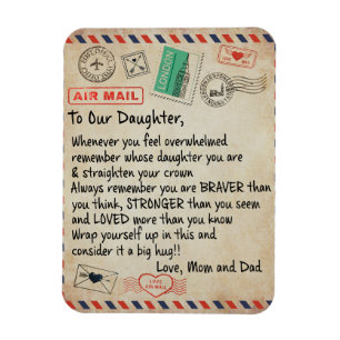 Imán A Mi Hija, Carta De Amor A Nuestra Hija