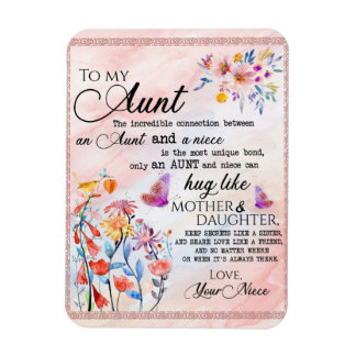 Imán A Mi regalo de tía, regalo de mariposa de sobrina