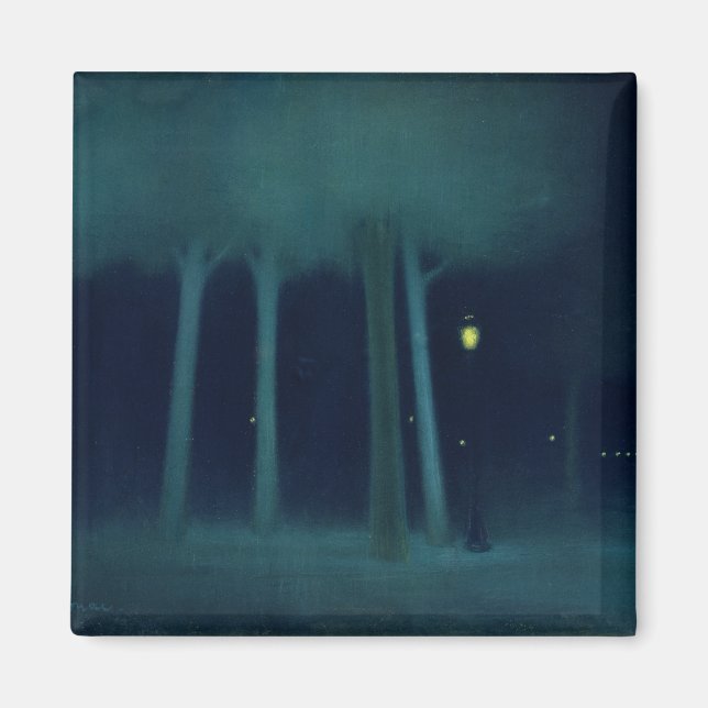 Imán A Park at Night, c.1892-95 (Frente)