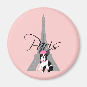 Imán À pequeno París del Le chien