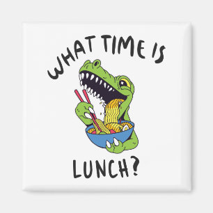 Imán ¿A qué hora es el almuerzo?