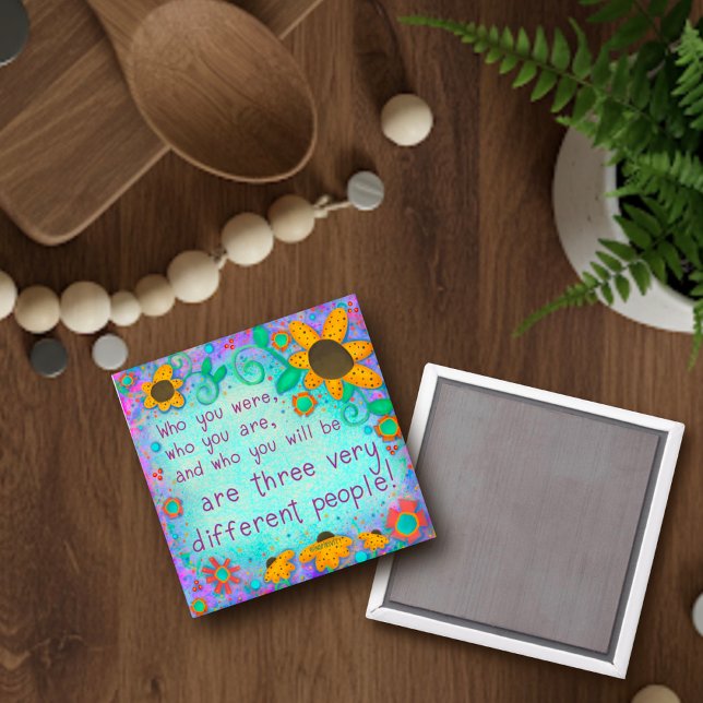 Imán A quién se cita Bonito floral Inspiradora (Subido por el creador)