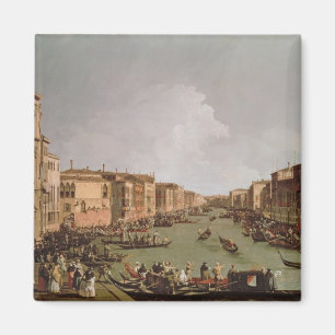 Imán A Regatta en el Gran Canal, c.1735