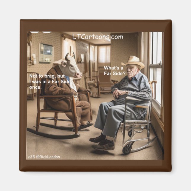 Imán A Rick London Retirado A La Vaca Lejana Le Gusta E (Frente)