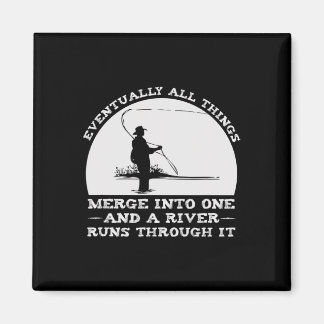 Imán A River Runs Through It Fly Fishing 