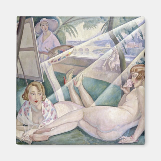 Imán A Summer Day (Beautiful Women in the Sun) (Frente)