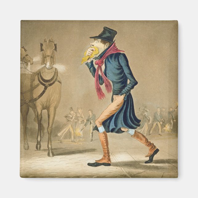 Imán A Thoroughbred November & London Particular, engra (Frente)