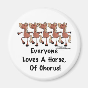 Imán A todos les encanta un caballo de Coro