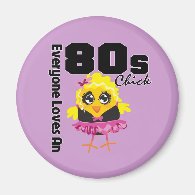 Imán A todos les encanta una chica de los 80 (Frente)