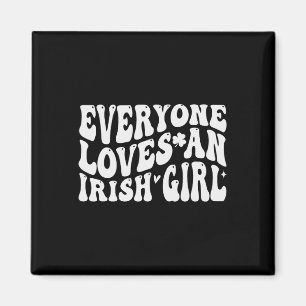 Imán A todos les gusta una chica irlandesa Groovy para 