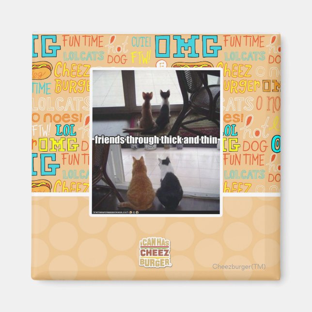 Imán A través de grueso y delgado (Frente)