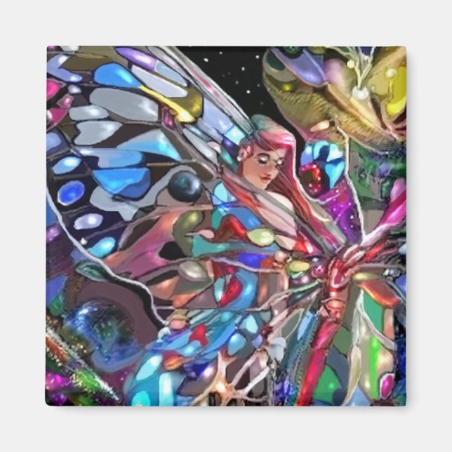 Imán ¡A través de las alas de una mariposa! (Frente)