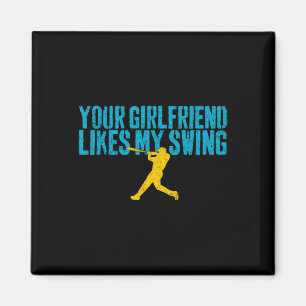 Imán A tu novia le gusta mi swing divertido Bysebyll 