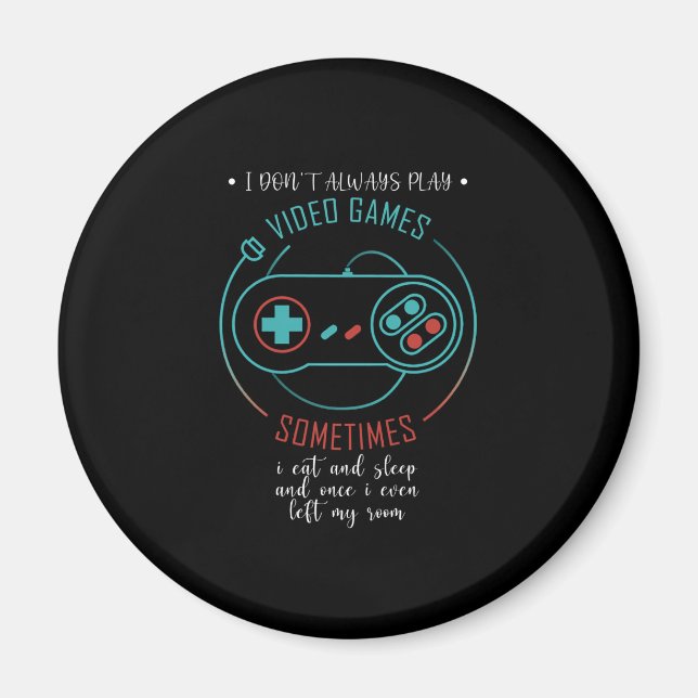 Imán A veces no siempre juego videos (Frente)