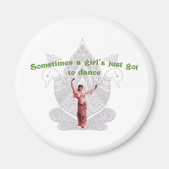 Imán A veces un chica solo tiene que bailar (Frente)