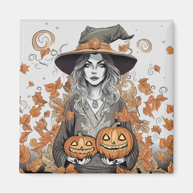 Imán A witch's love (Frente)