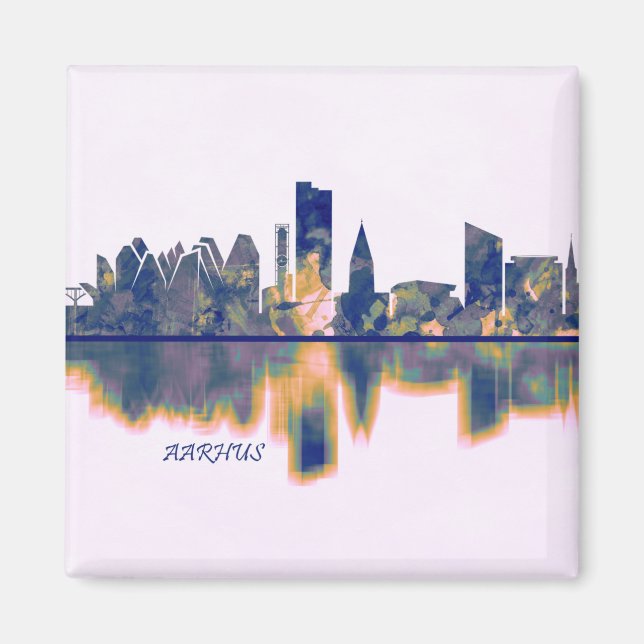 Imán Aarhus Skyline (Frente)