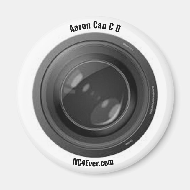 Imán Aaron Can C U Magnet (Frente)