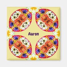 AARON ~ Fractal del patrón personalizado de Pascua
