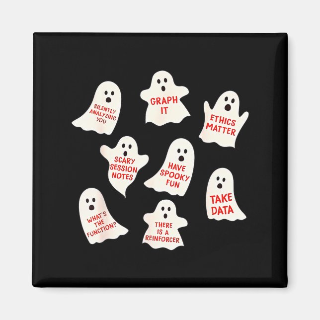 Imán Aba Halloween Behavior Fall Applied Behavior Ysis  (Frente)