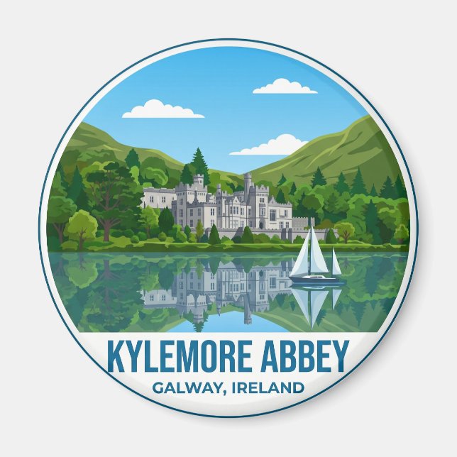 Imán Abadía de Kylemore Irlanda (Frente)