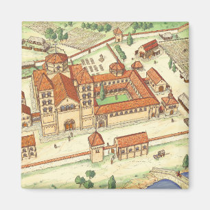 Imán Abadía del Romanesque. Modelo