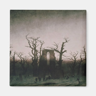 Imán Abadía en la madera de roble, 1810