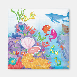 Imán Abajo en el océano