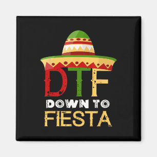 Imán Abajo La Fiesta Dtf México Cinco De Mayo