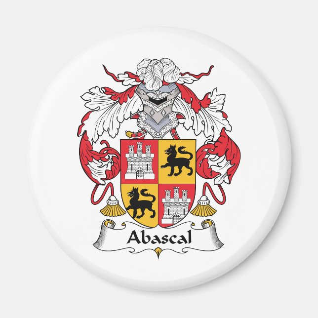 Imán Abascal Family Crest (Frente)
