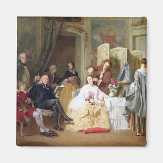 Imán Abbe Prevost leyendo 'Manon Lescaut', 1856 (Frente)