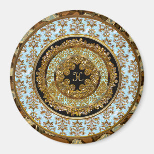 Imán Abbigail Robineau Victorian Monogram Magnet