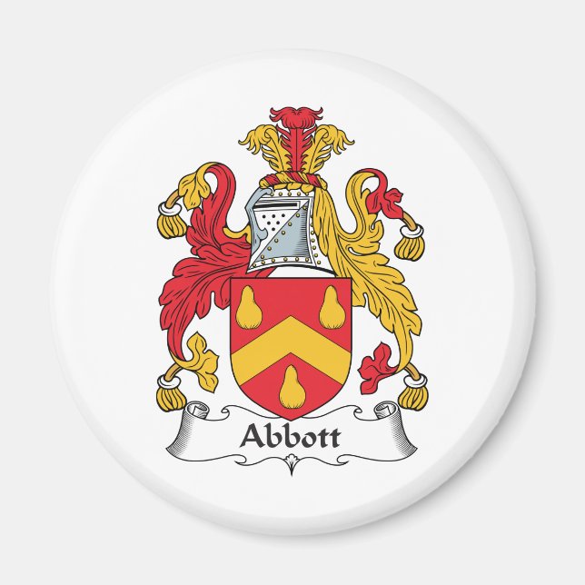 Imán Abbott Family Crest (Frente)
